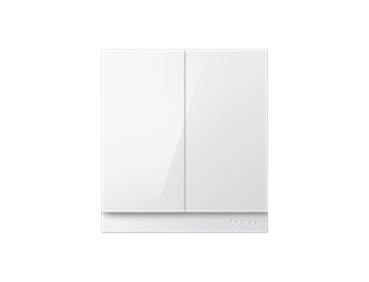 二位单极开关(白色)